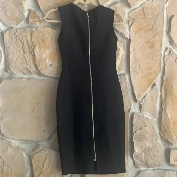 Few Moda Black Mesh Cut-out Exposed Zipper Dress - Picture 10 of 11